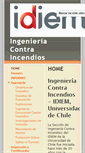 Mobile Screenshot of incendios.idiem.cl